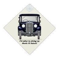 Morris 10 Saloon1932-35 Car Window Hanging Sign
